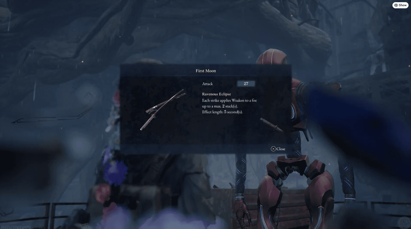 First Moon weapon